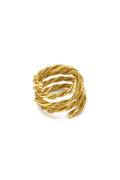 Anello fascia spirale intreccio luminoso VESTOPAZZO