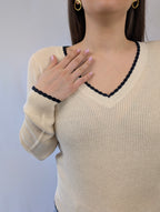 Maglia scollo a V VEROMODA