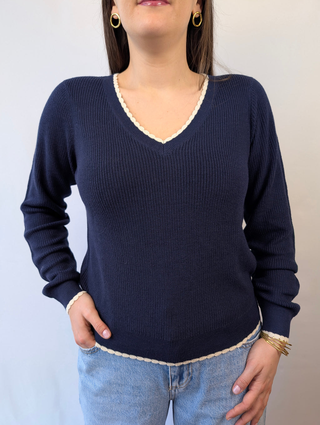 Maglia scollo a V VEROMODA