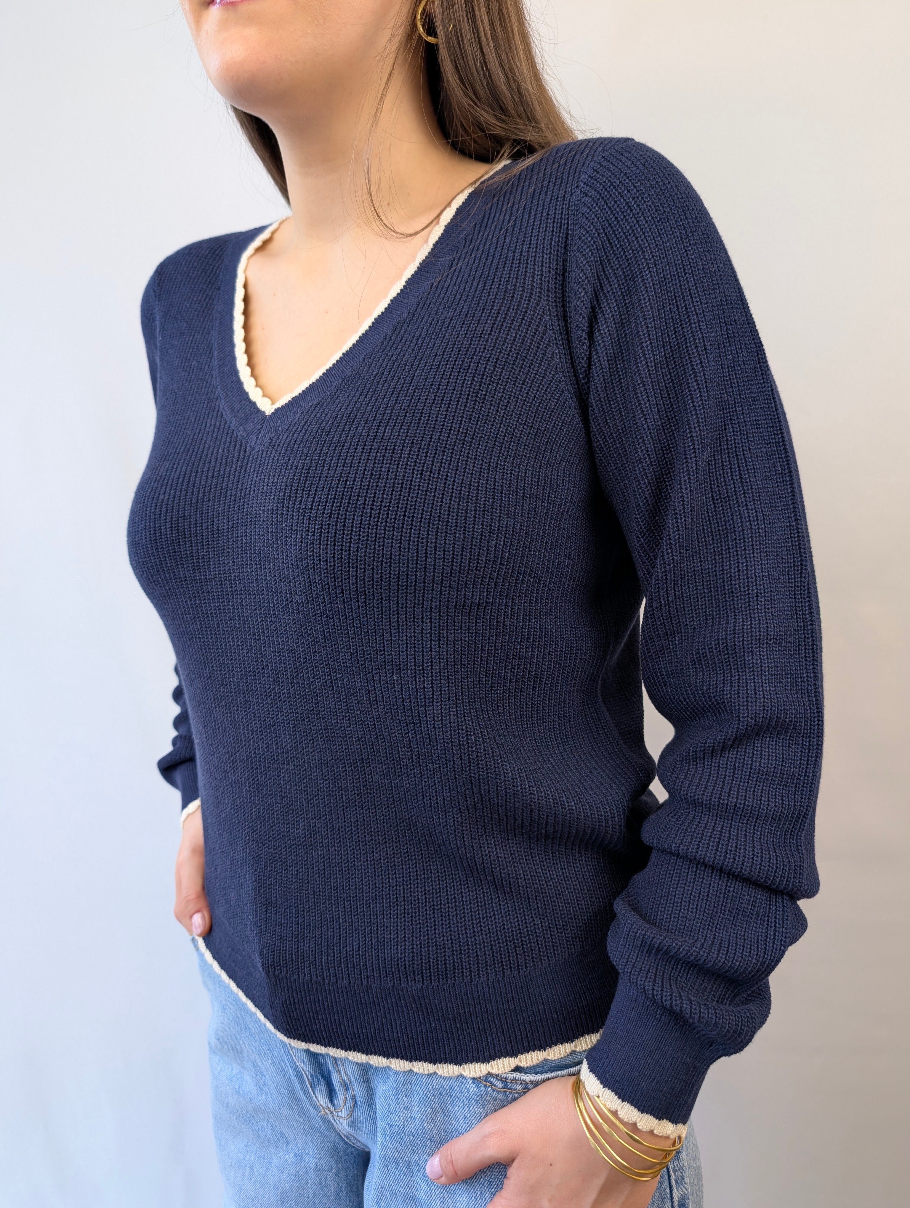 Maglia scollo a V VEROMODA