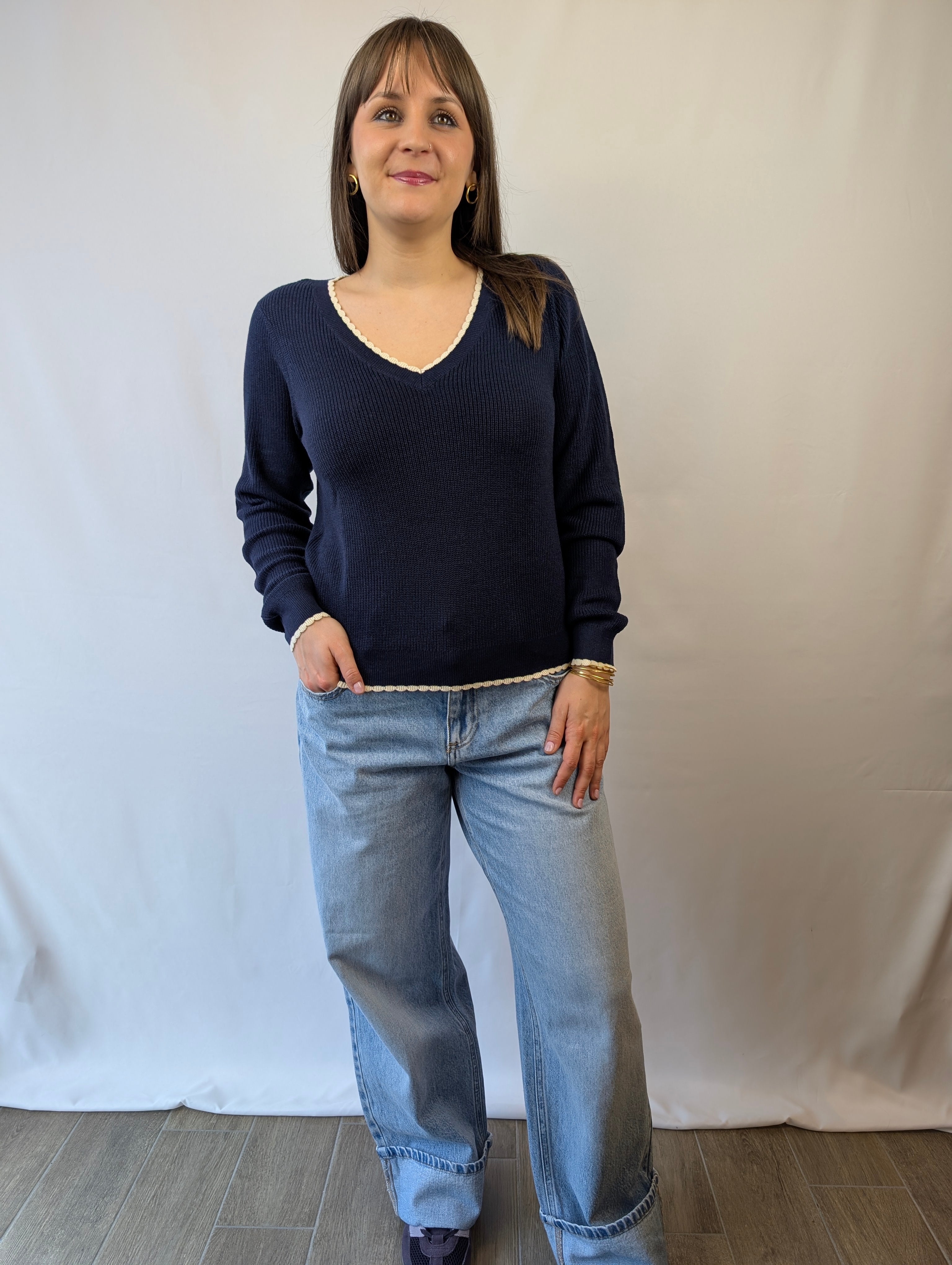 Maglia scollo a V VEROMODA