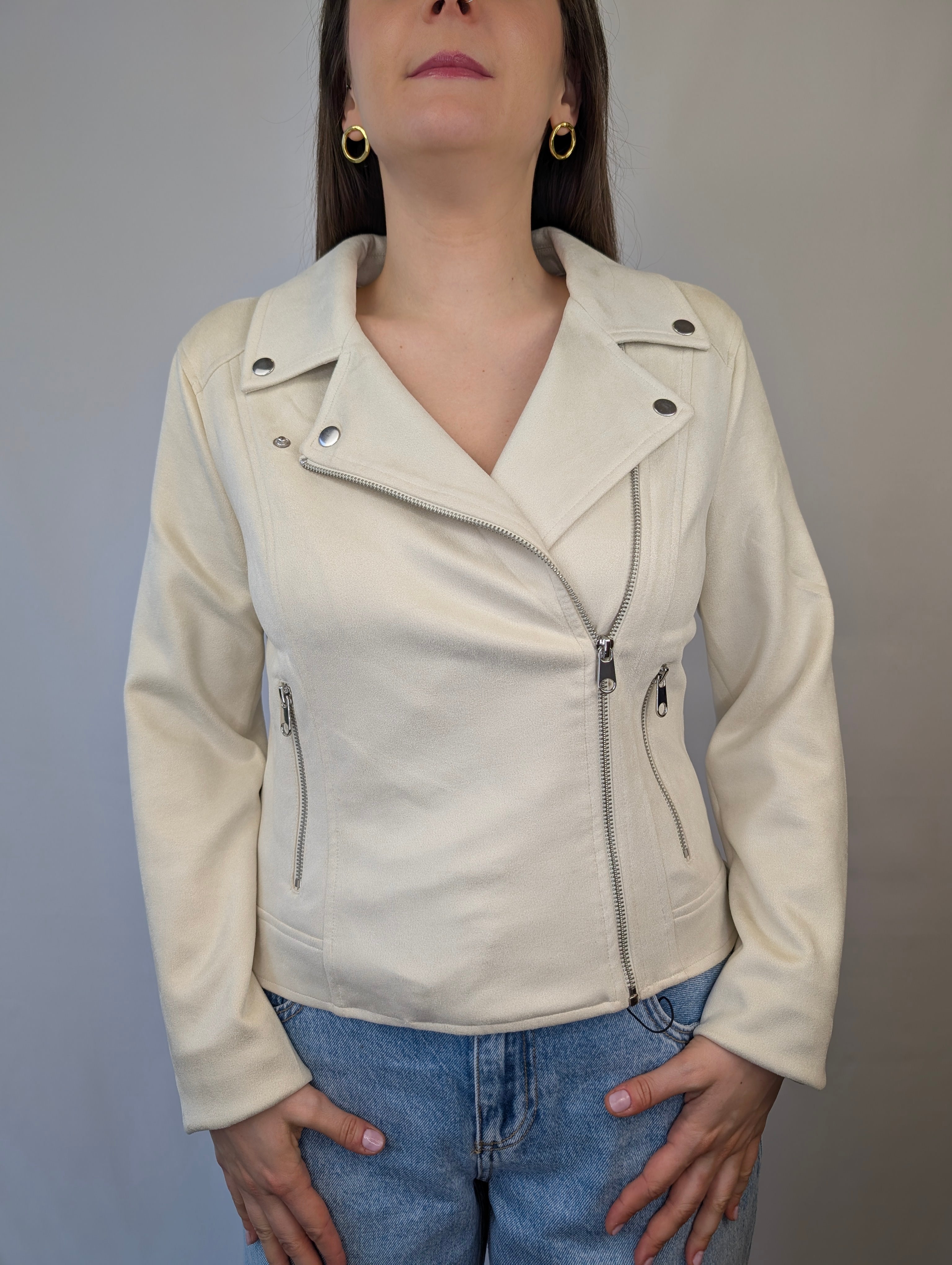 Chiodo eco-pelle scamosciato VEROMODA