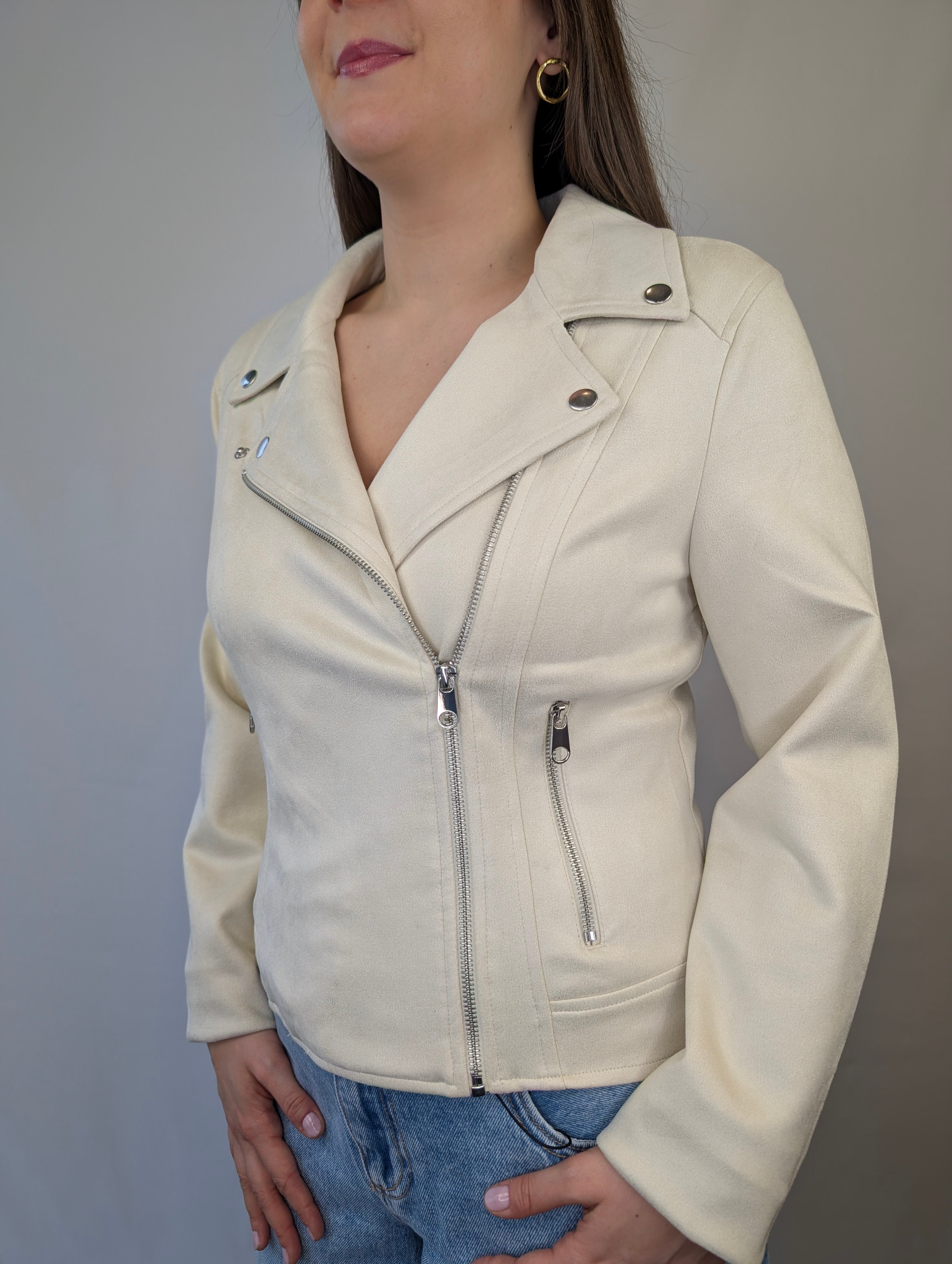 Chiodo eco-pelle scamosciato VEROMODA