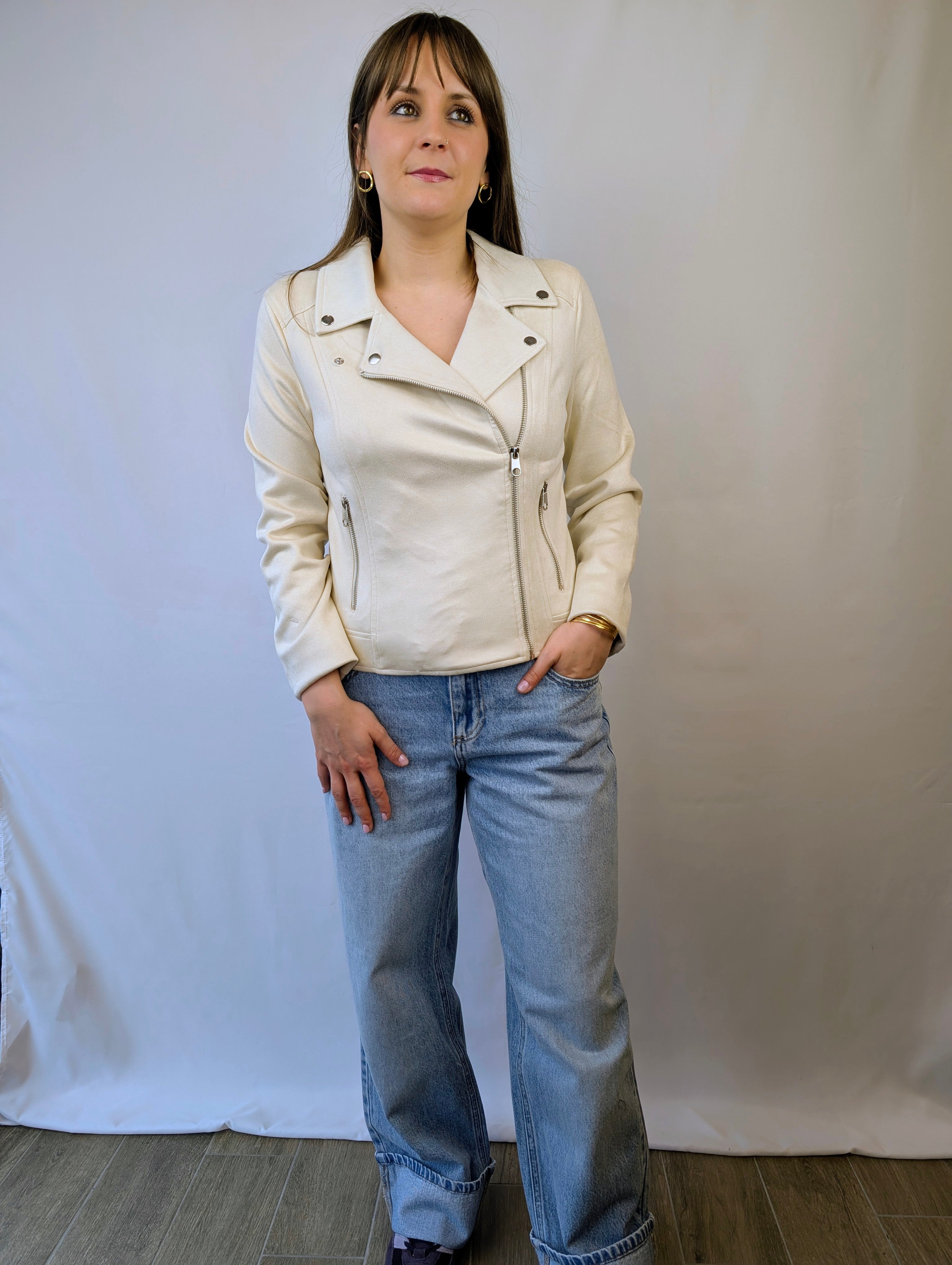 Chiodo eco-pelle scamosciato VEROMODA