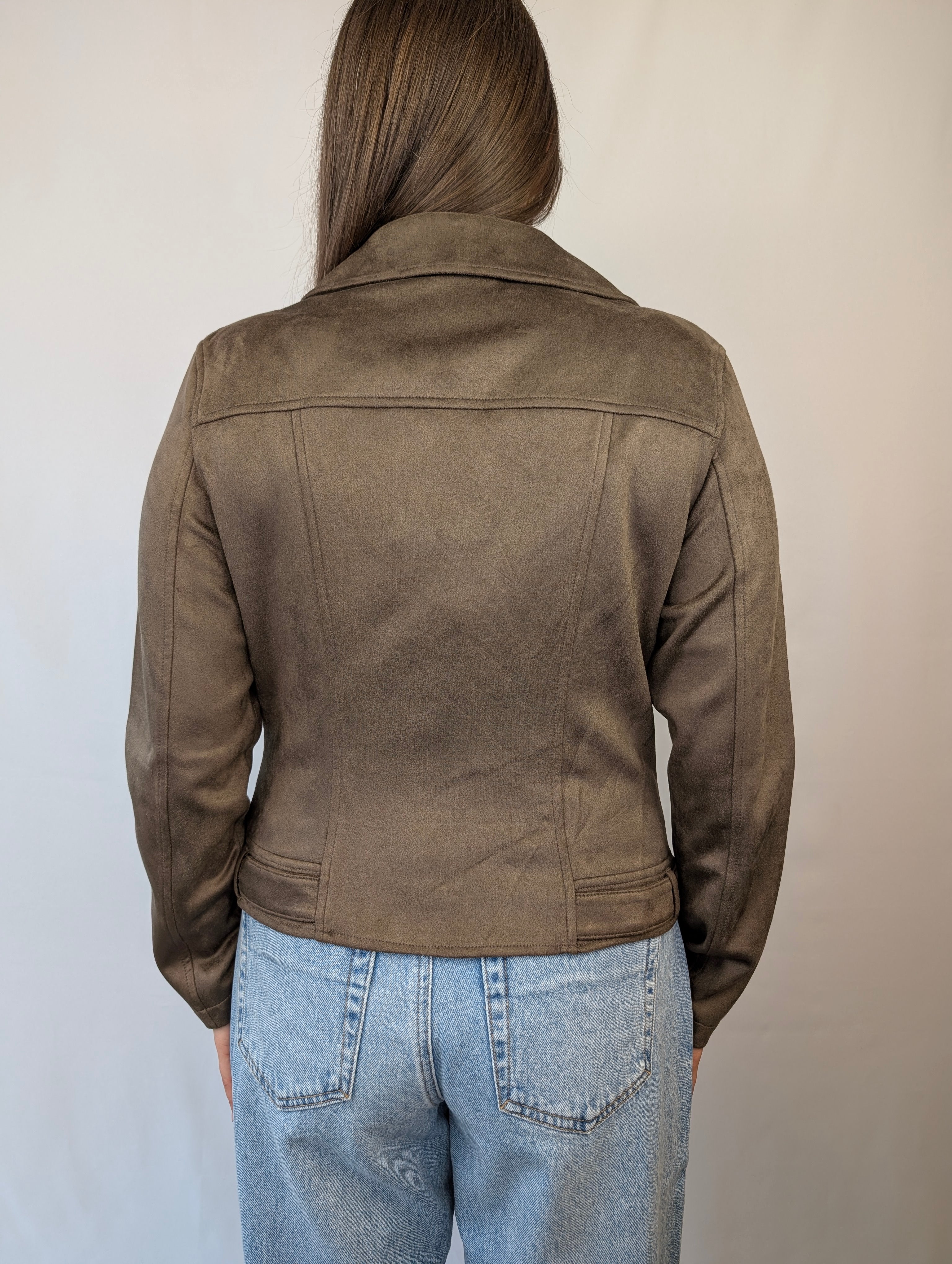 Chiodo eco-pelle scamosciato VEROMODA