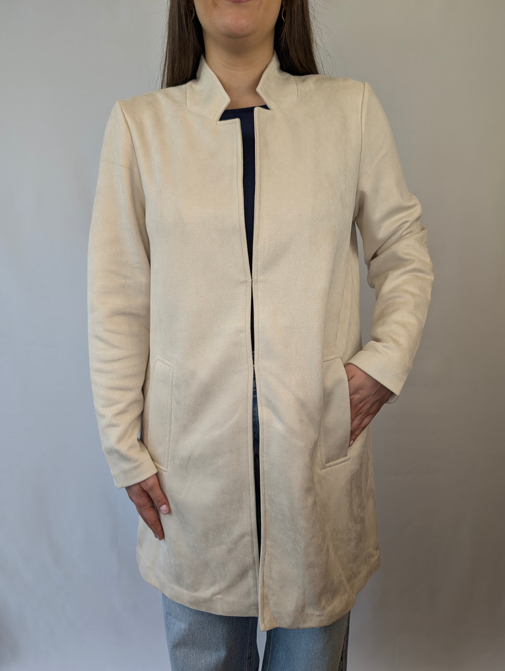 Giacca lunga scamosciata VEROMODA