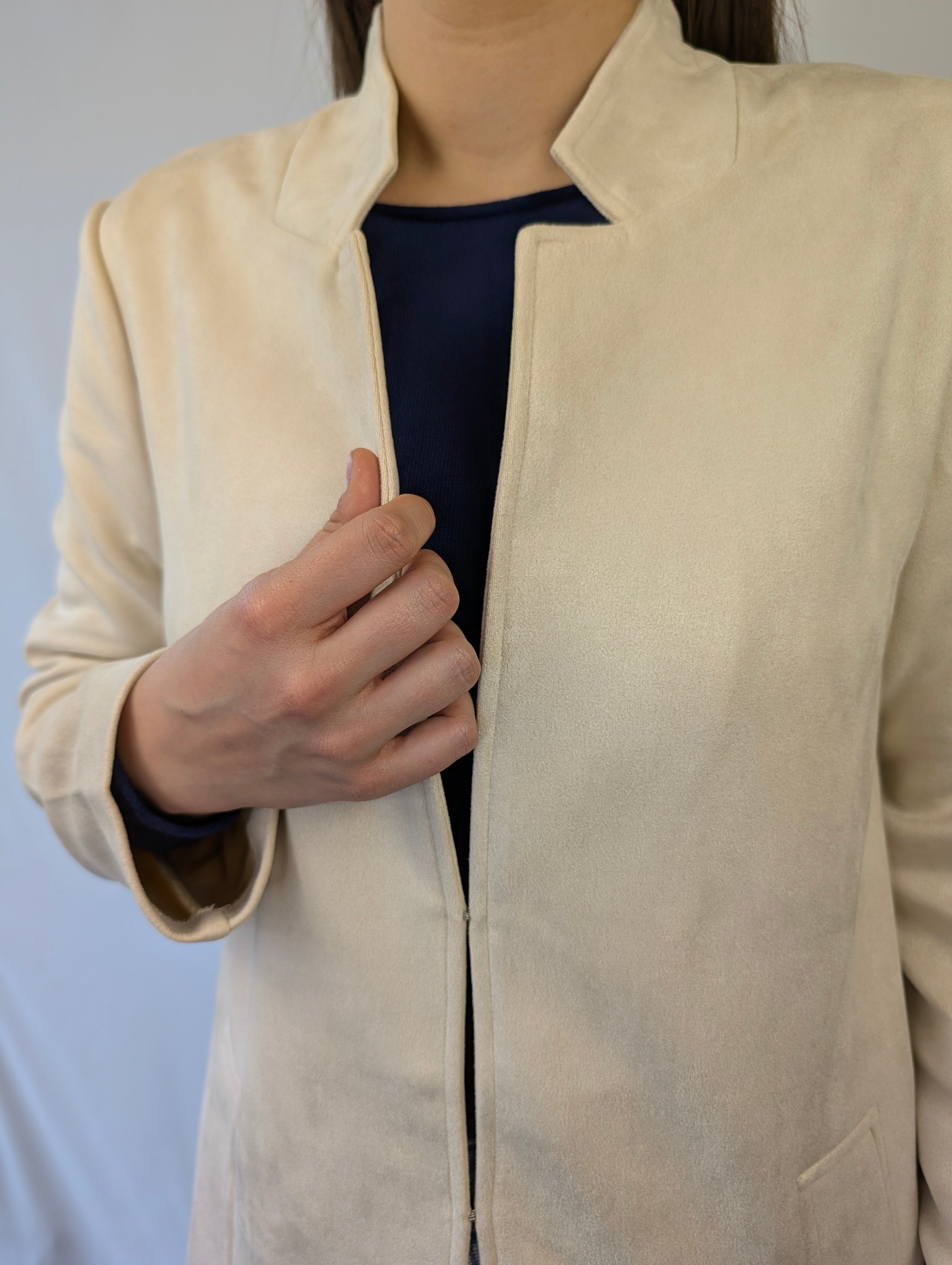 Giacca lunga scamosciata VEROMODA