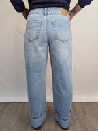 Jeans wide leg risvolto Rena AWARE