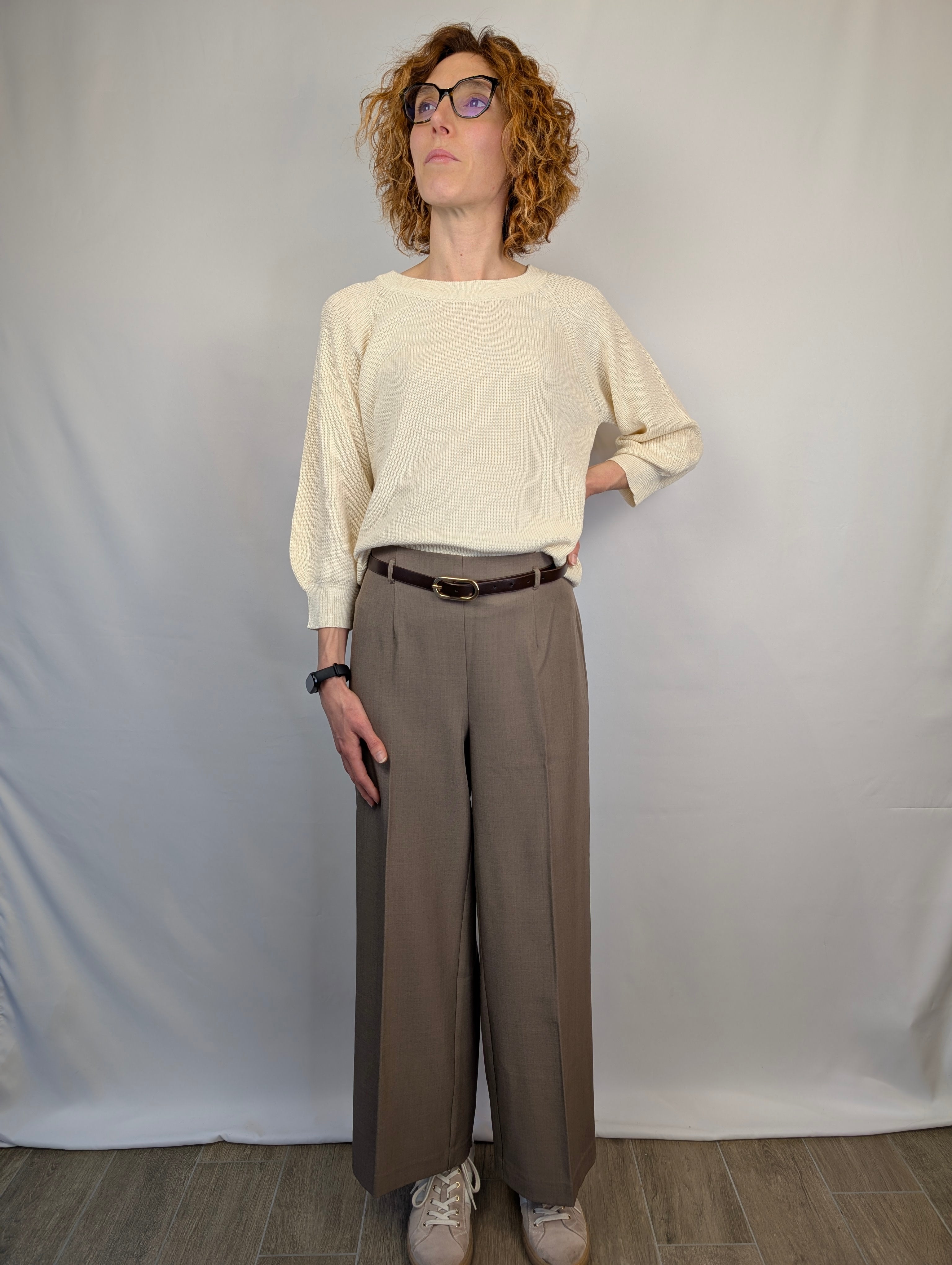 Pantalone palazzo cropped VEROMODA