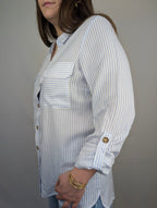 Camicia a righe taschine VEROMODA