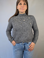 Maglia applicazioni preziose VEROMODA