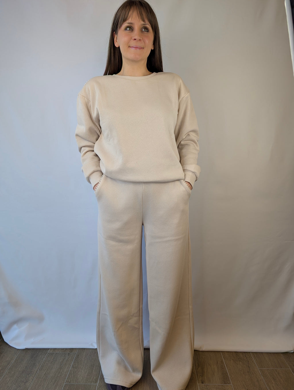 Pantalone felpa perline comfy VEROMODA