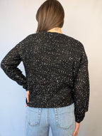 Maglia scollo v paliettes VEROMODA