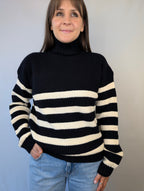 Maglia dolcevita righe LISA KOTT