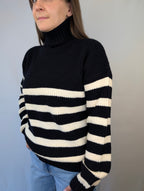 Maglia dolcevita righe LISA KOTT