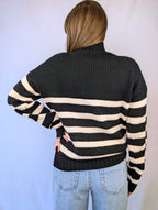 Maglia dolcevita righe LISA KOTT