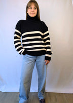 Maglia dolcevita righe LISA KOTT