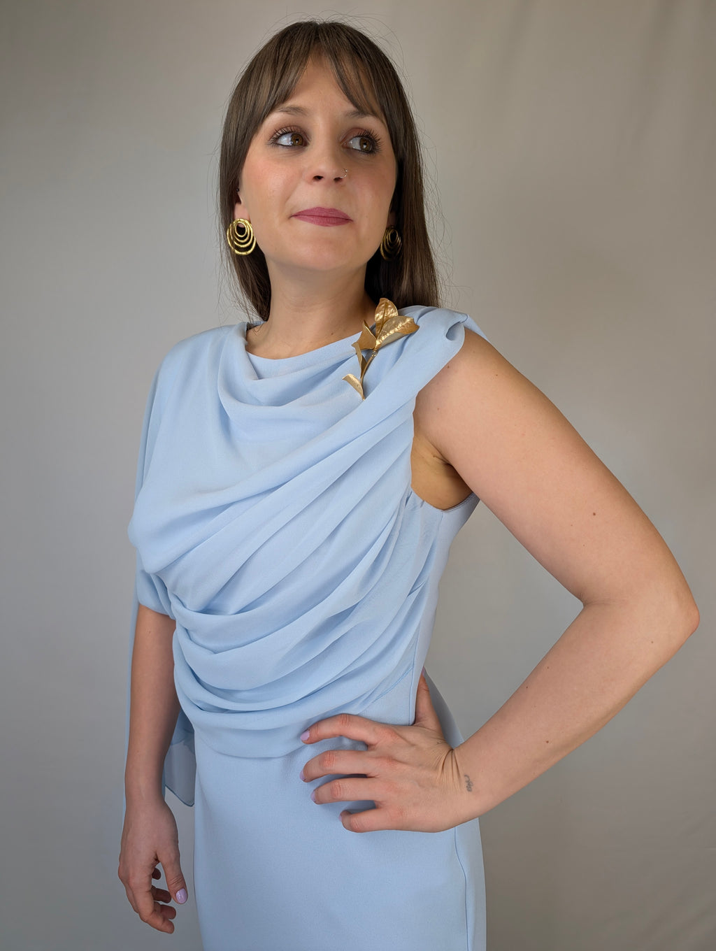 Abito drappeggio RINASCIMENTO