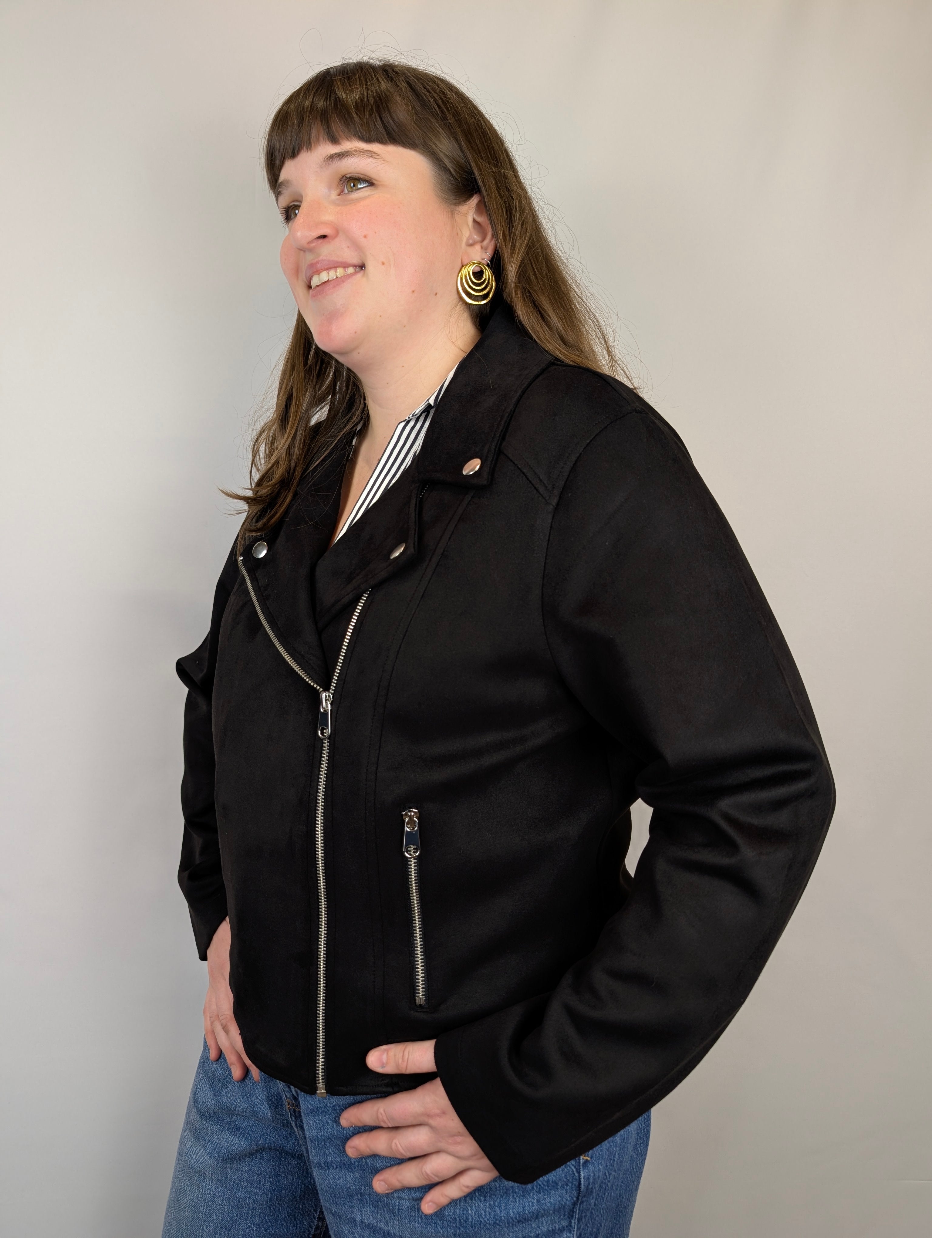 Chiodo scamosciato VEROMODA CURVY