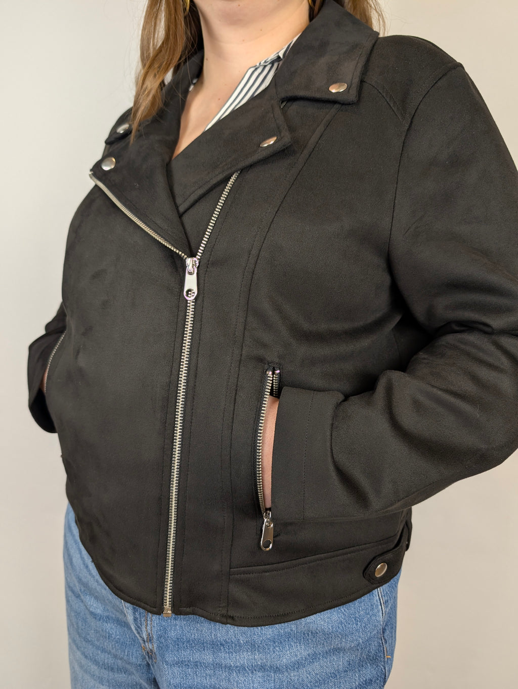 Chiodo scamosciato VEROMODA CURVY