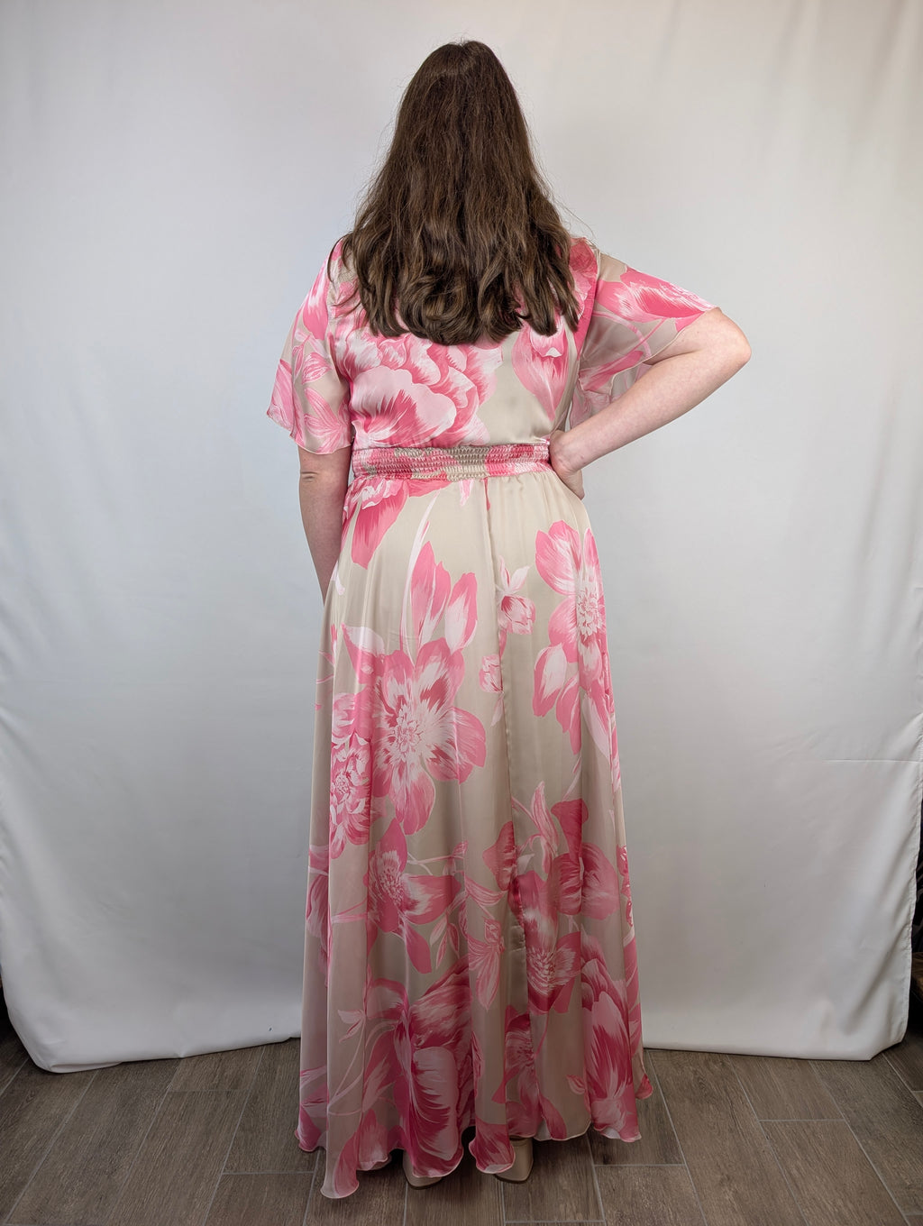 Abito floreale lungo RINASCIMENTO CURVY