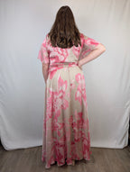 Abito floreale lungo RINASCIMENTO CURVY