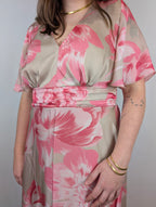 Abito floreale lungo RINASCIMENTO CURVY