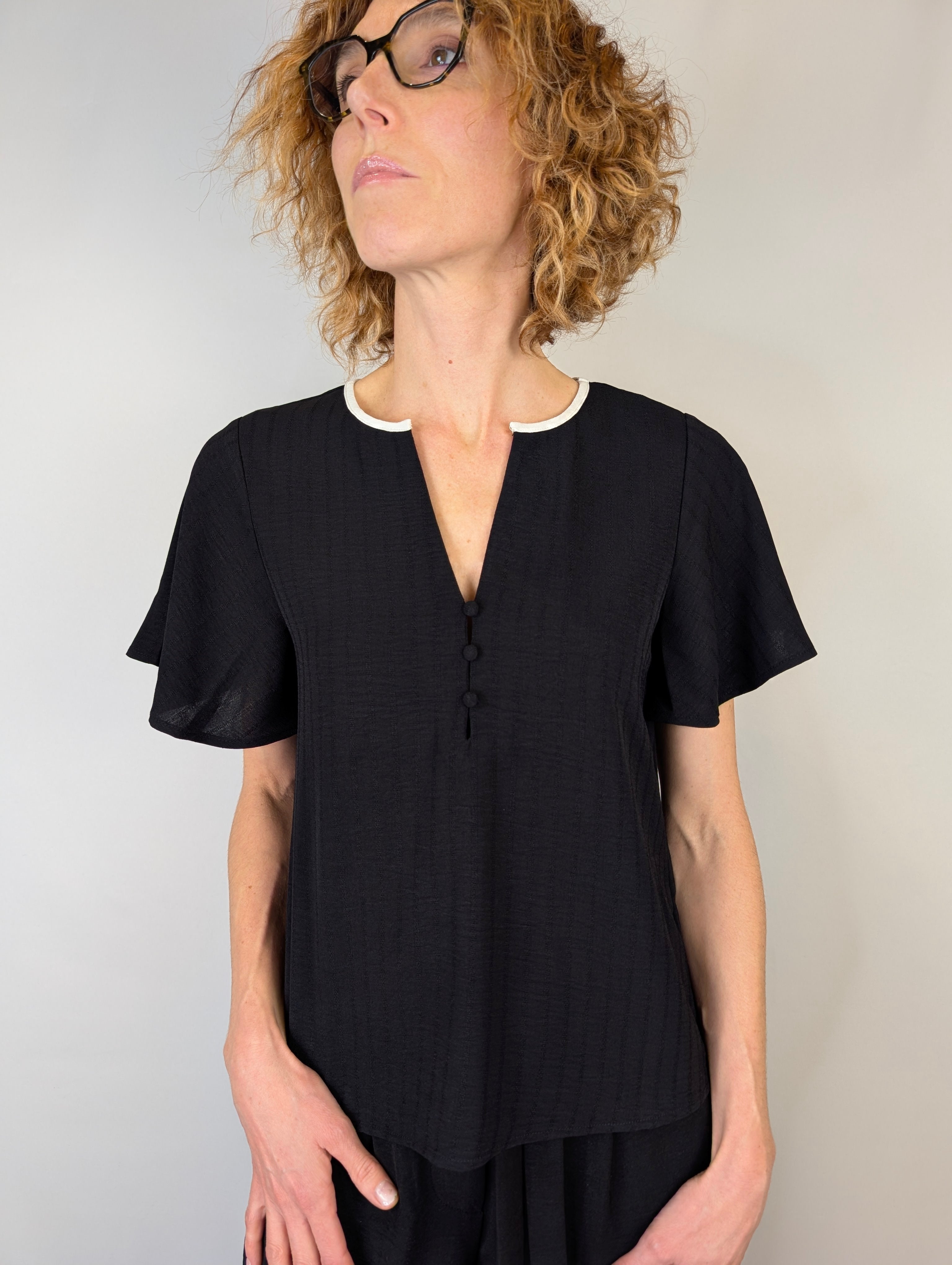 Casacca scollo a contrasto VEROMODA