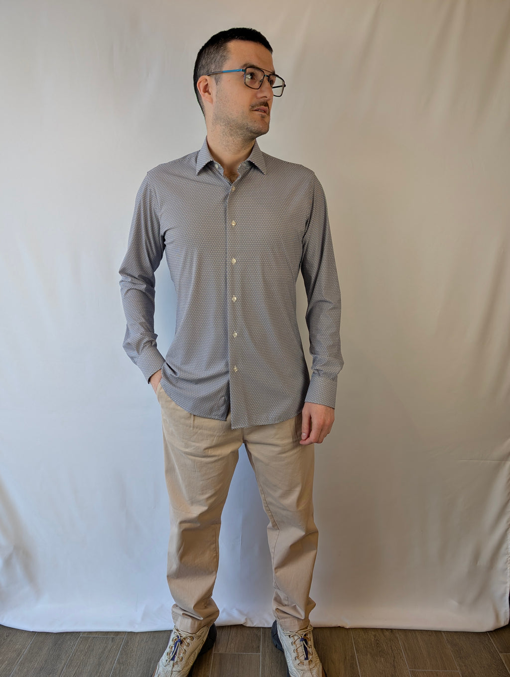 Camicia tessuto tecnico BARBARIGO