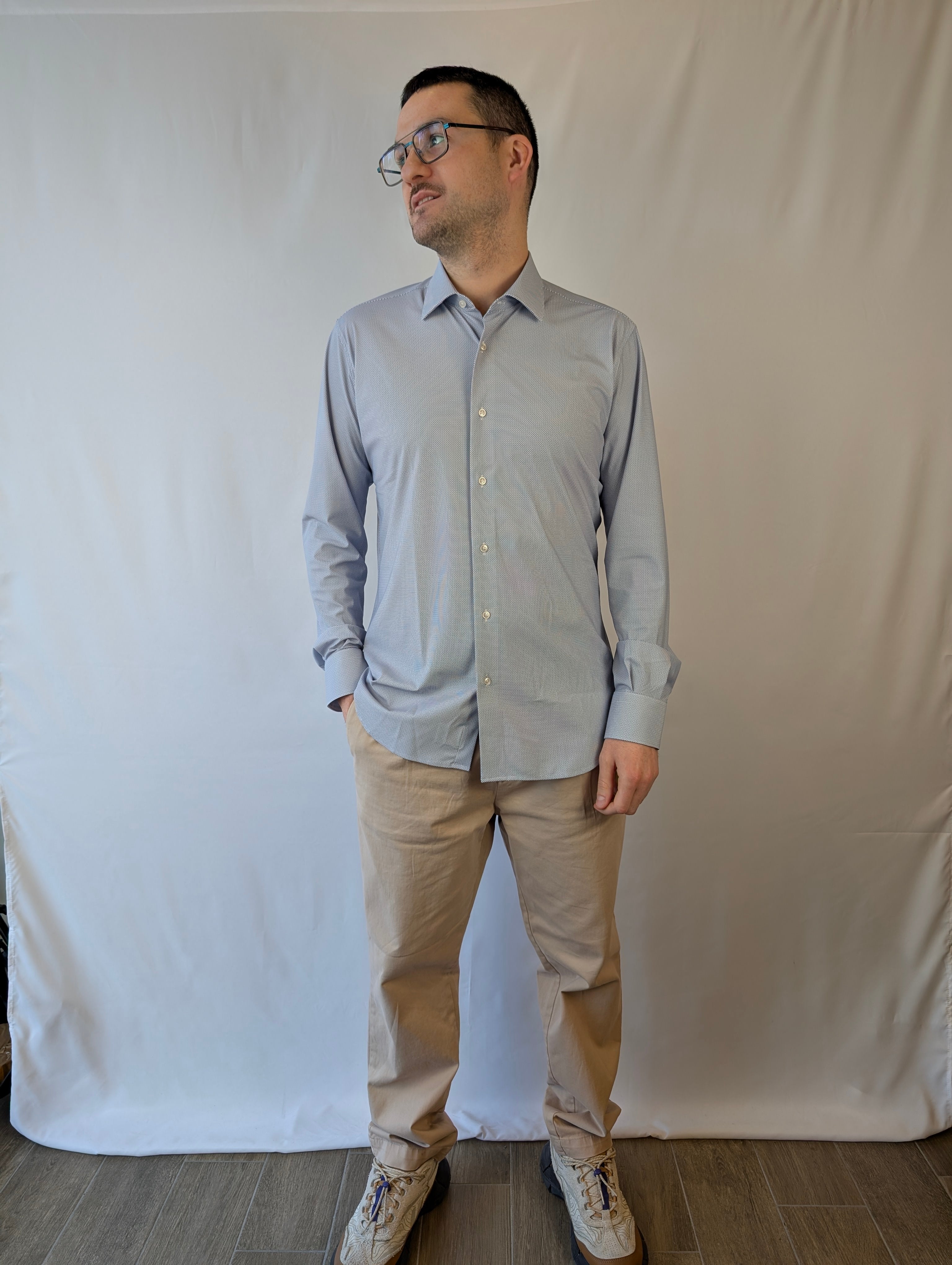 Camicia tessuto tecnico BARBARIGO