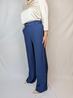 Pantalone wide leg cinturino RINASCIMENTO