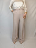 Pantalone wide leg cinturino RINASCIMENTO