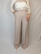 Pantalone wide leg cinturino RINASCIMENTO