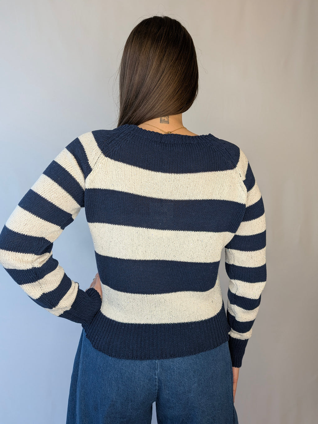 Maglia righe lurex MIDI