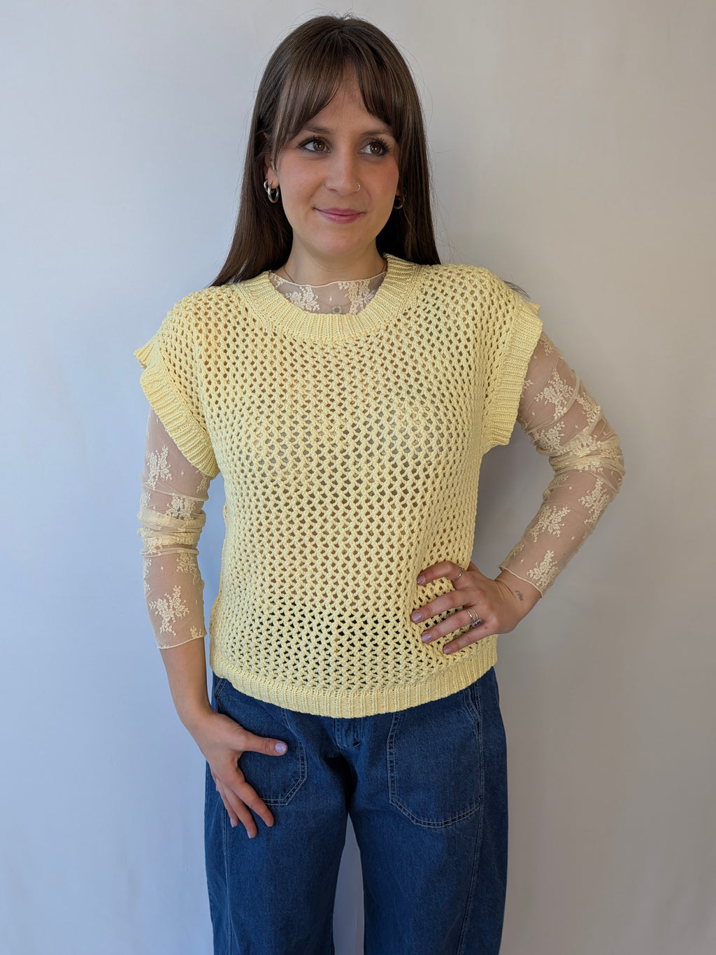 Gilet rete traforato SUSY MIX