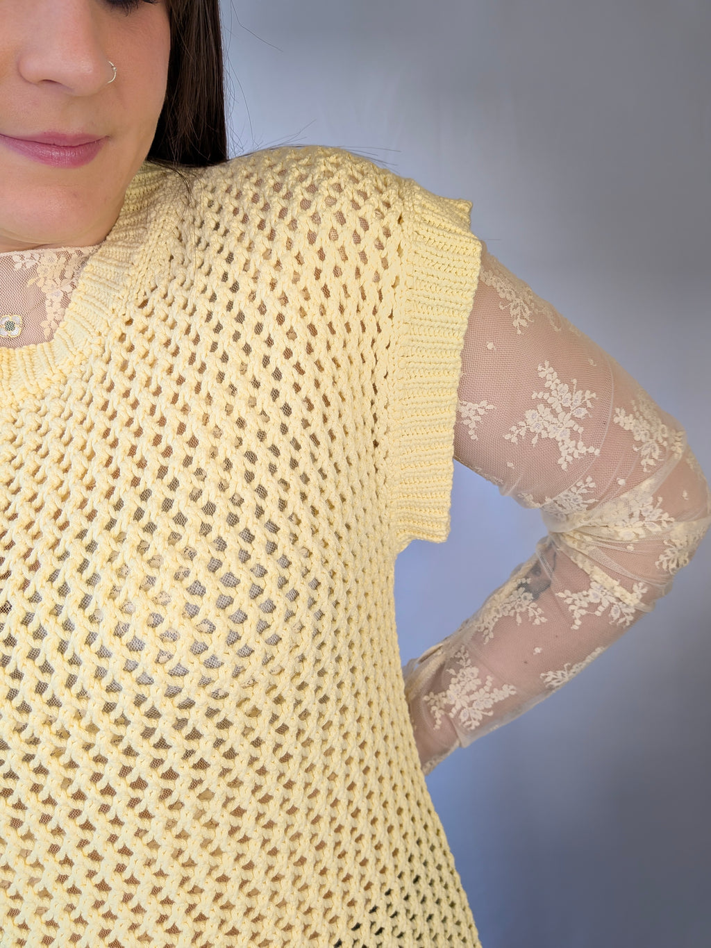 Gilet rete traforato SUSY MIX