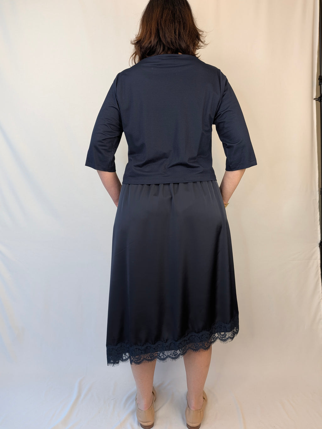 Abito fondo pizzo CHEITT CURVY