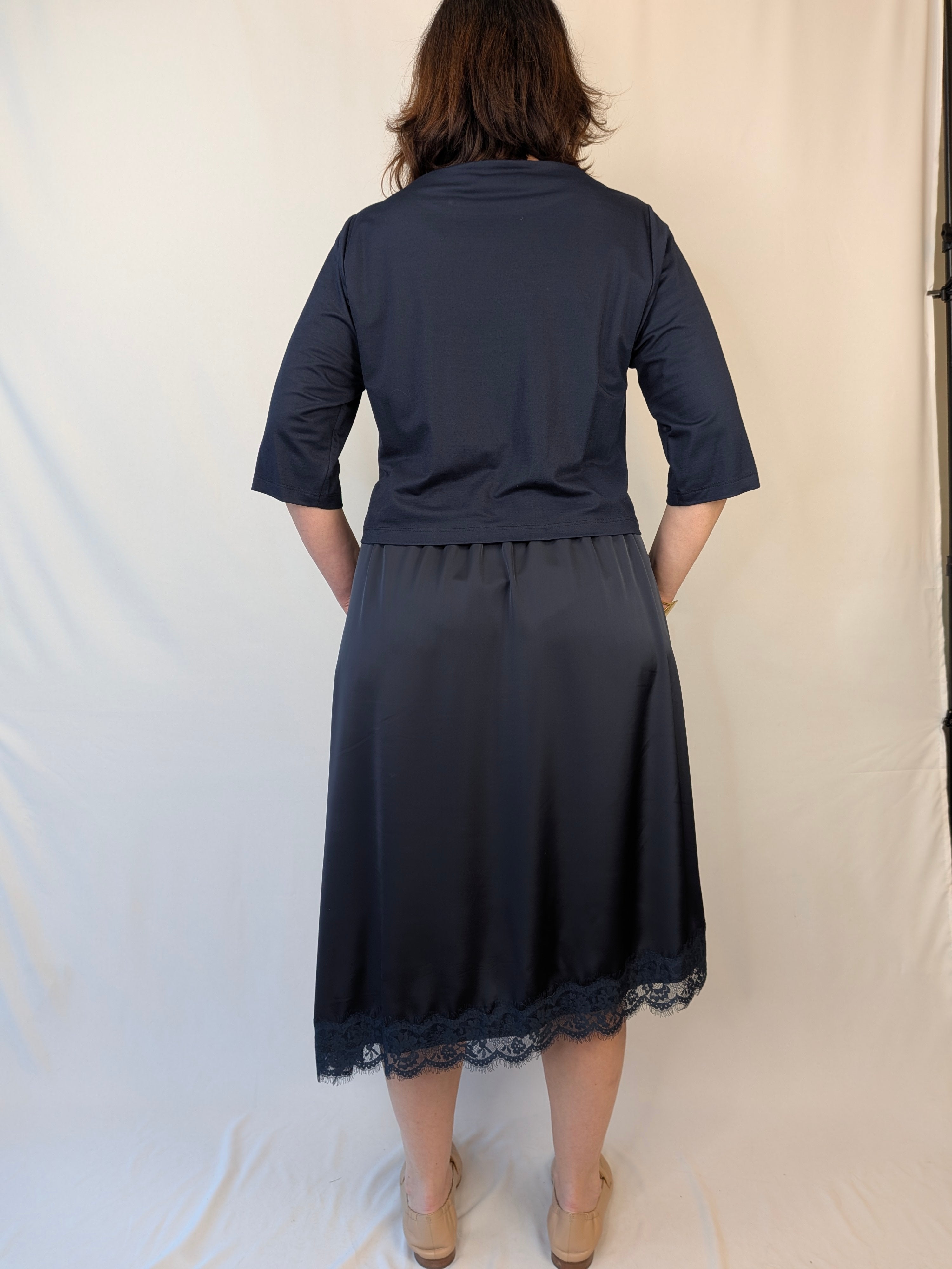 Abito fondo pizzo CHEITT CURVY