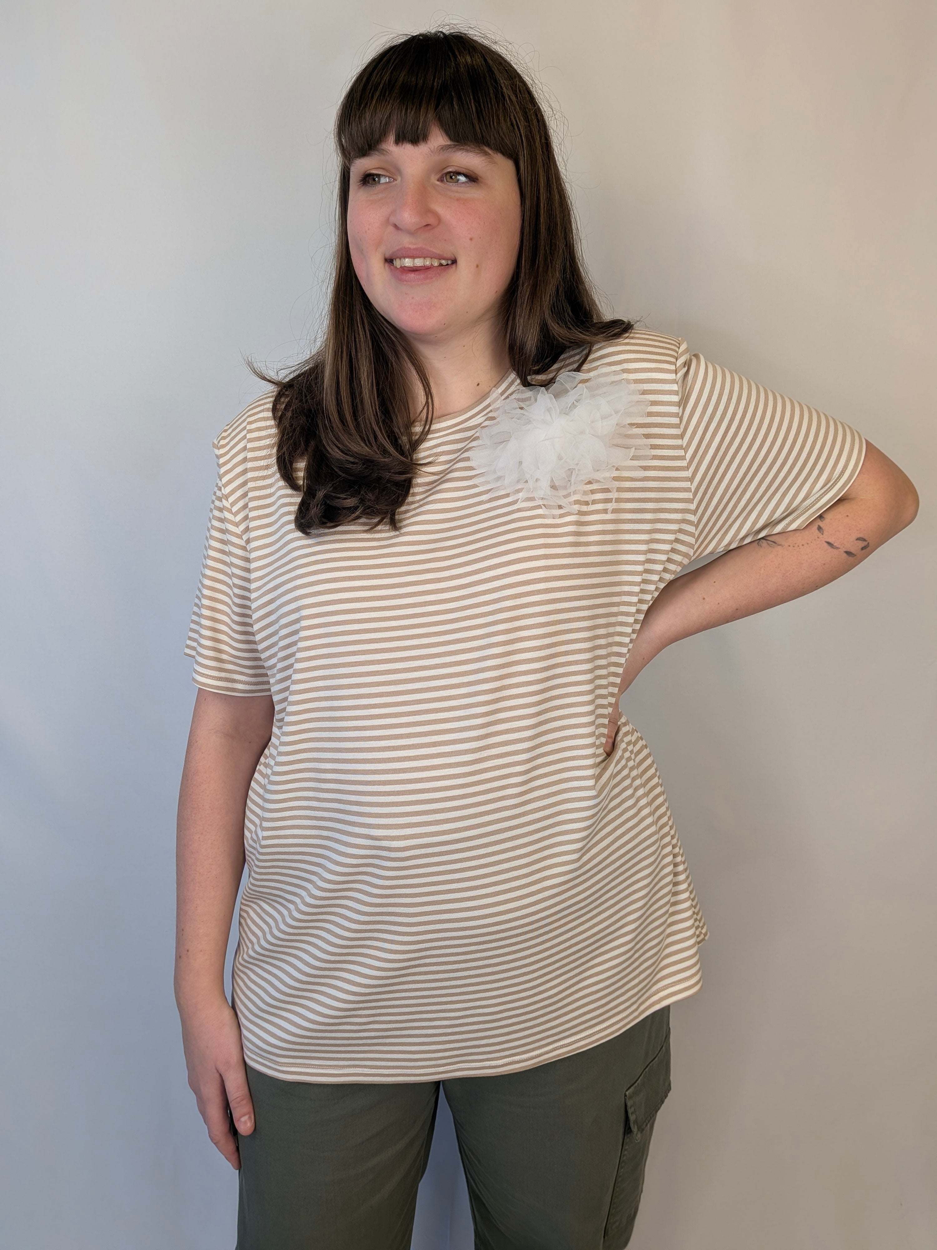 T-shirt fiocco SUSY STAR CURVY