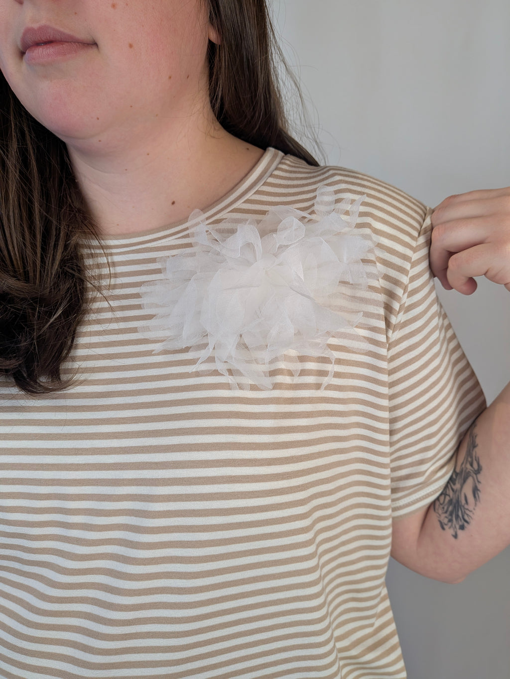 T-shirt fiocco SUSY STAR CURVY