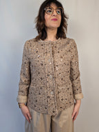 Giacca paliettes bottoni gioiello SUSY STAR CURVY