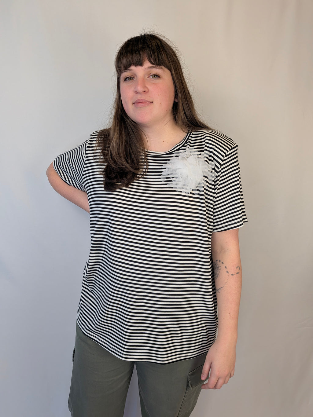 T-shirt fiocco SUSY STAR CURVY