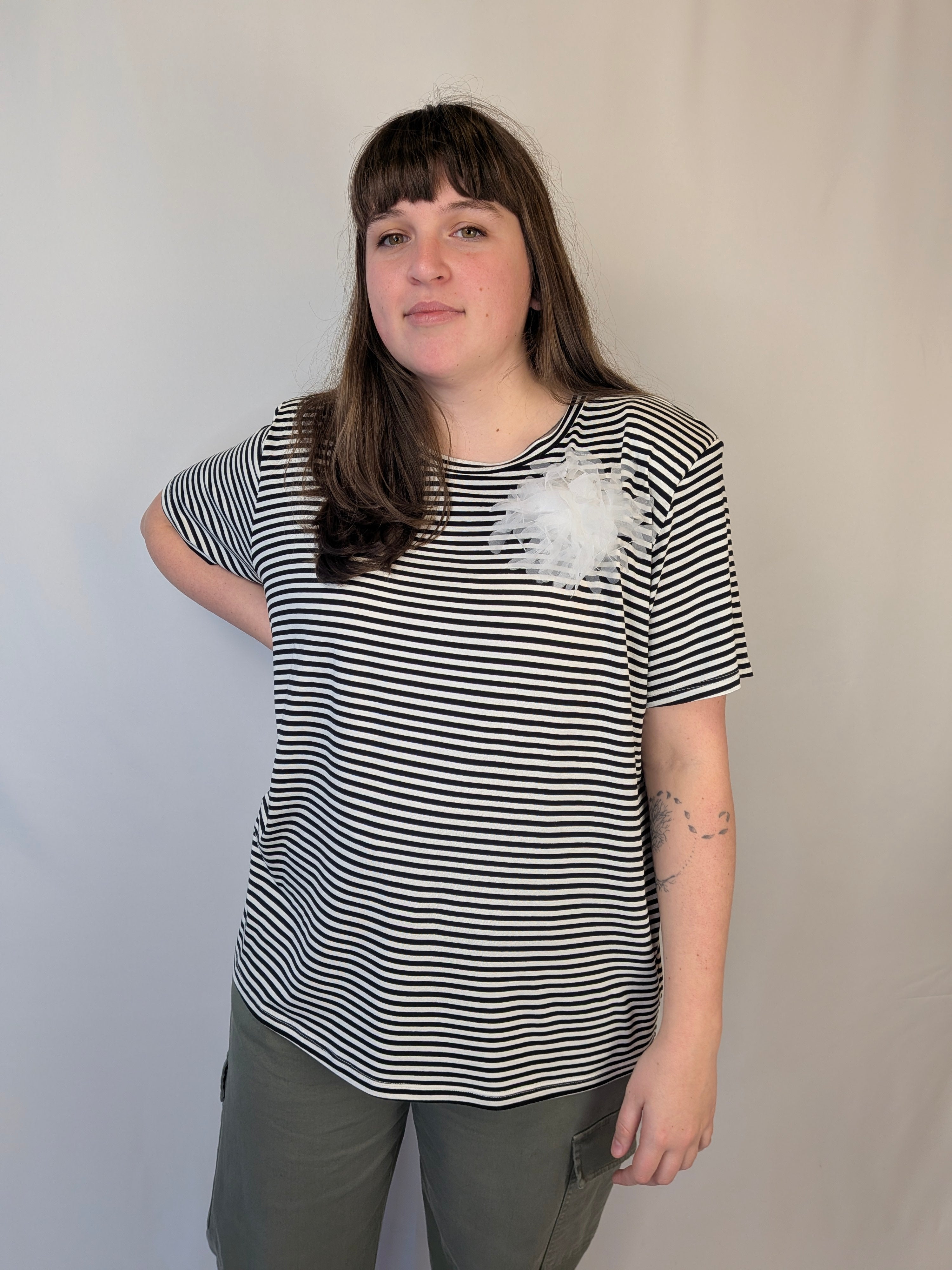 T-shirt fiocco SUSY STAR CURVY
