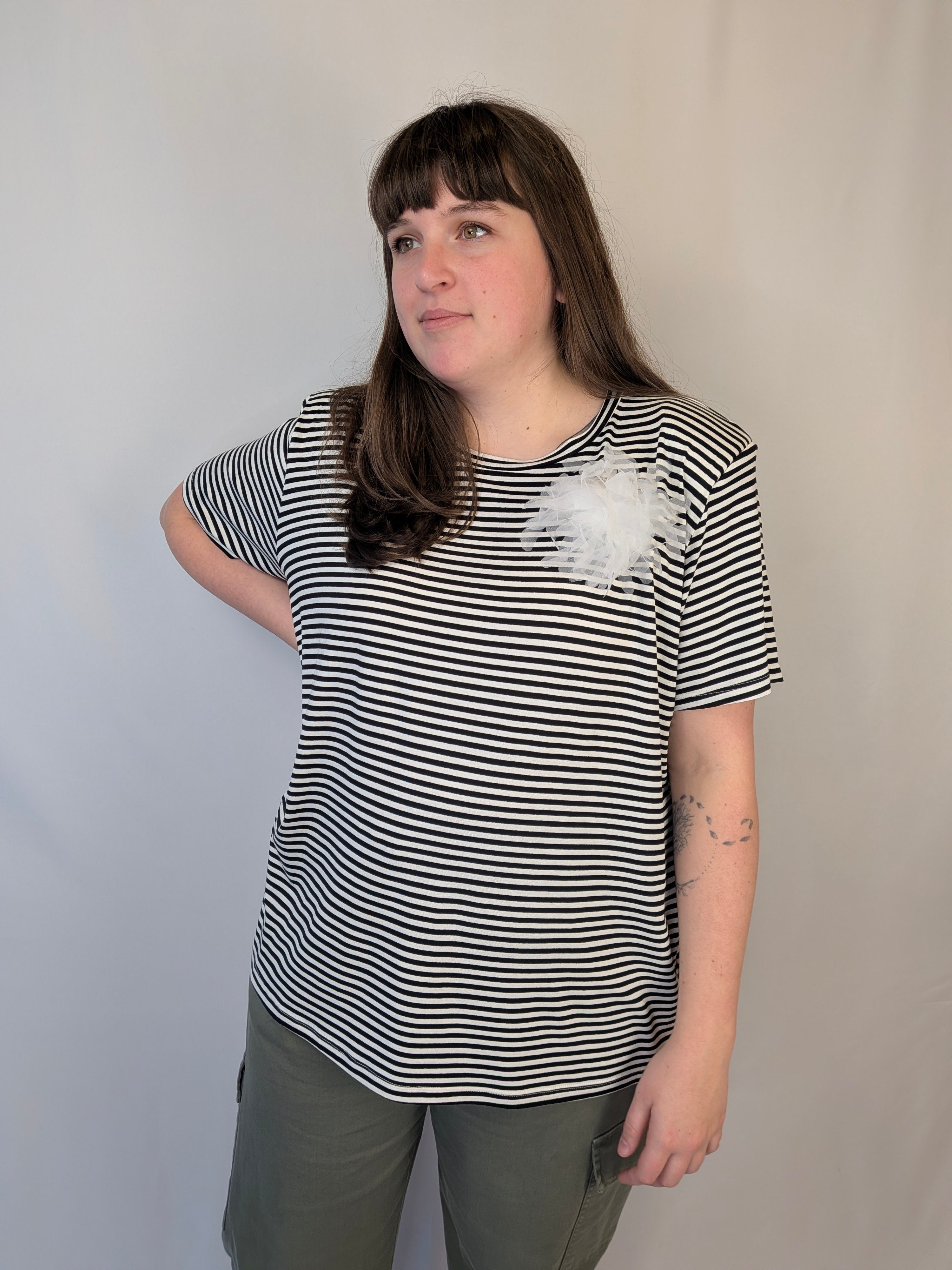 T-shirt fiocco SUSY STAR CURVY