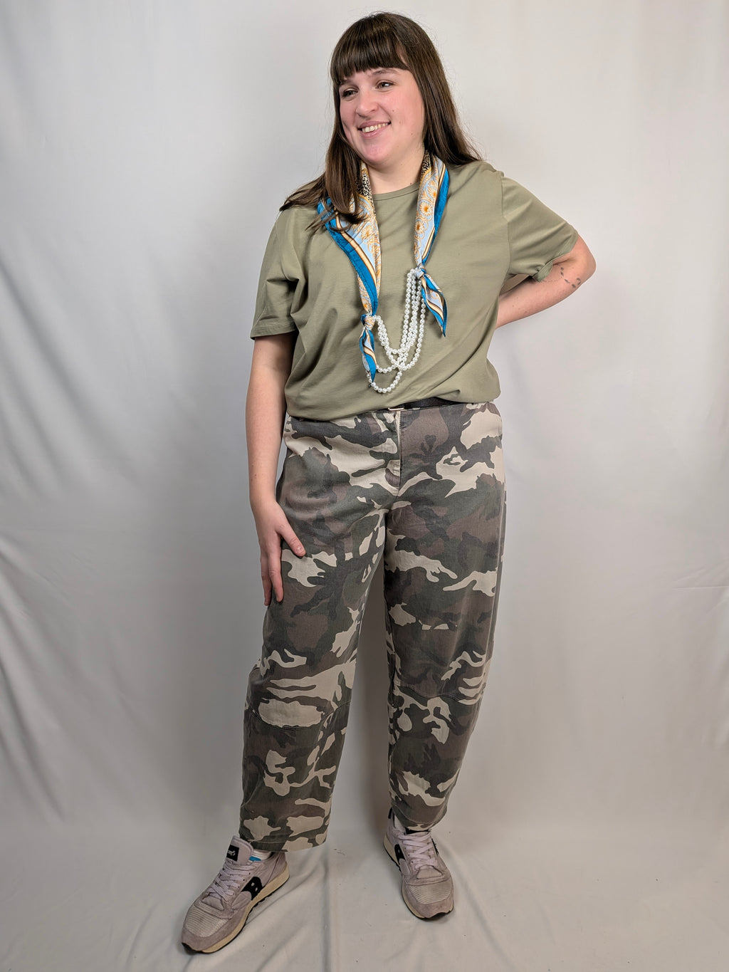 Pantalone ovetto mimetico SUSY STAR CURVY