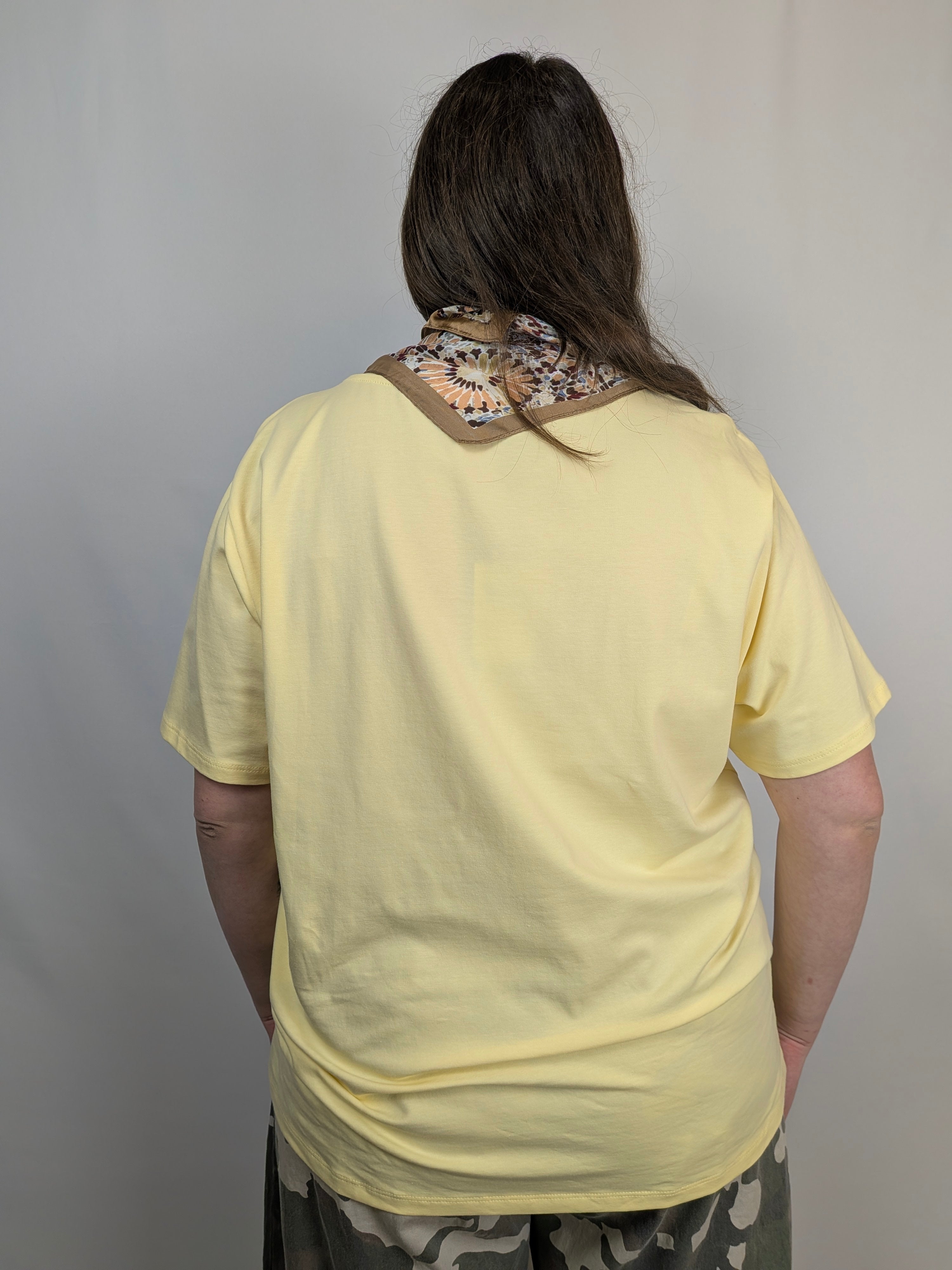 T-shirt foulard/collana SUSY STAR CURVY