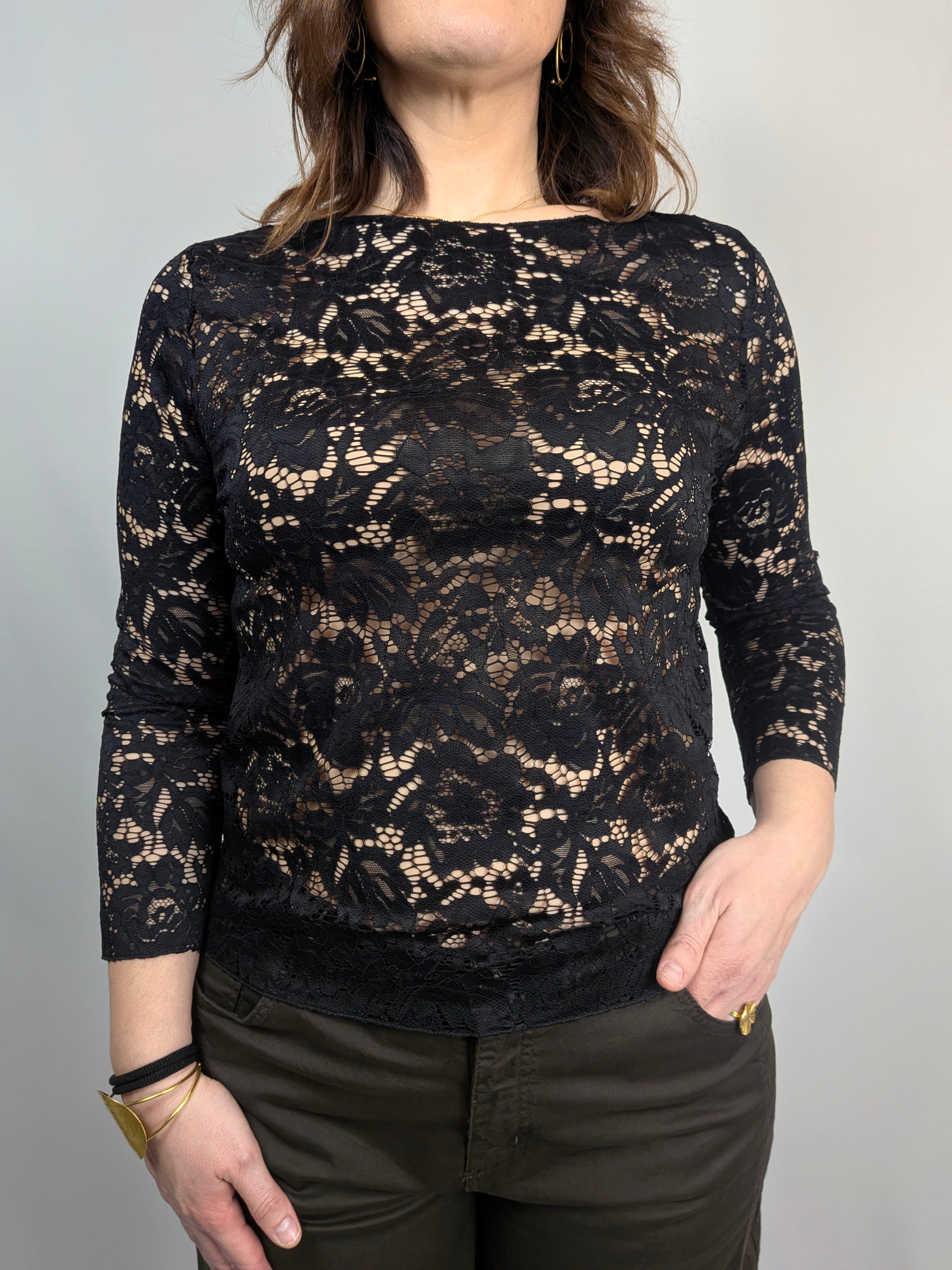 Maglia sottogiacca pizzo SUSY STAR CURVY