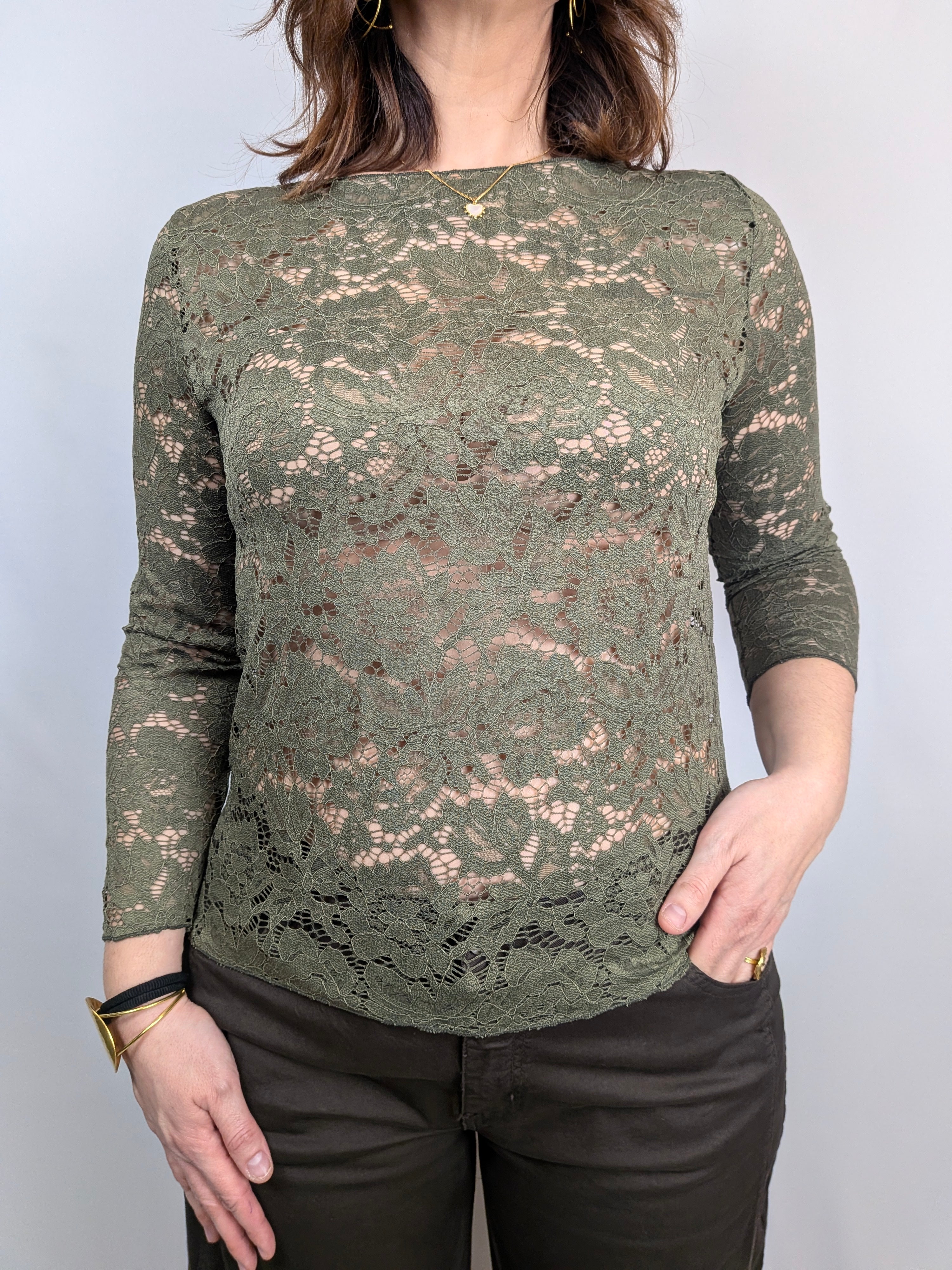 Maglia sottogiacca pizzo SUSY STAR CURVY