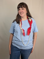 T-shirt foulard/collana SUSY STAR CURVY