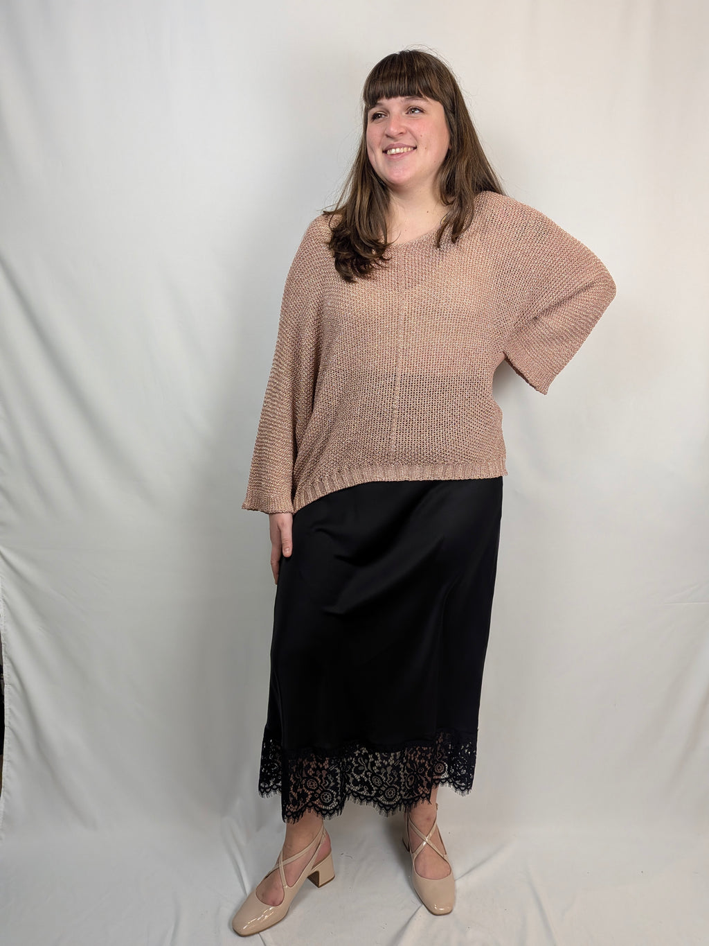 Gonna raso pizzo SUSY STAR CURVY